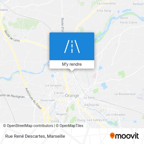 Rue René Descartes plan
