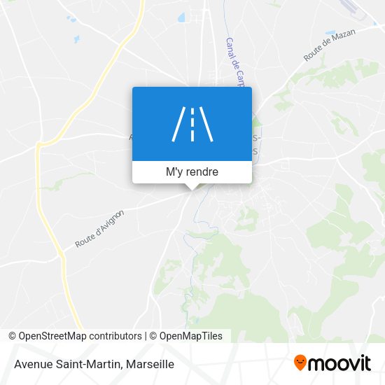 Avenue Saint-Martin plan