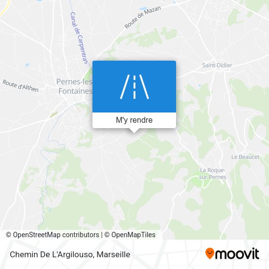 Chemin De L'Argilouso plan