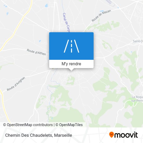 Chemin Des Chaudelets plan