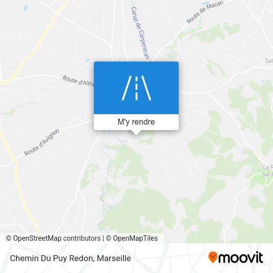 Chemin Du Puy Redon plan