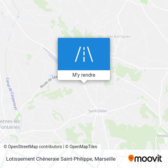Lotissement Chêneraie Saint-Philippe plan