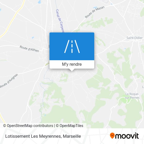 Lotissement Les Meyrennes plan