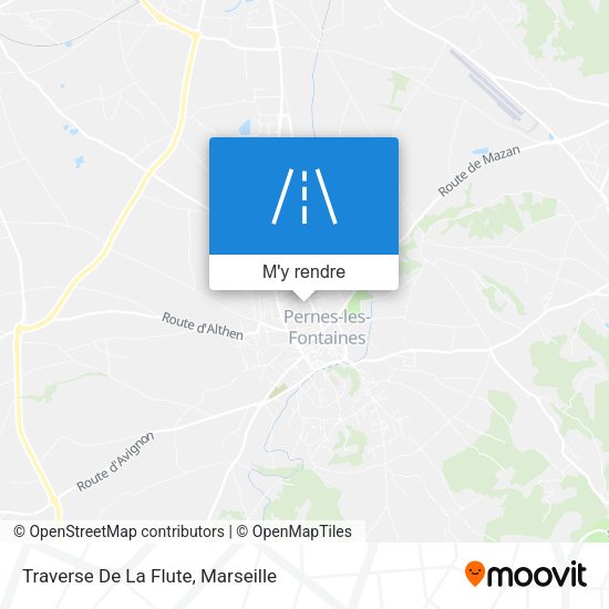 Traverse De La Flute plan