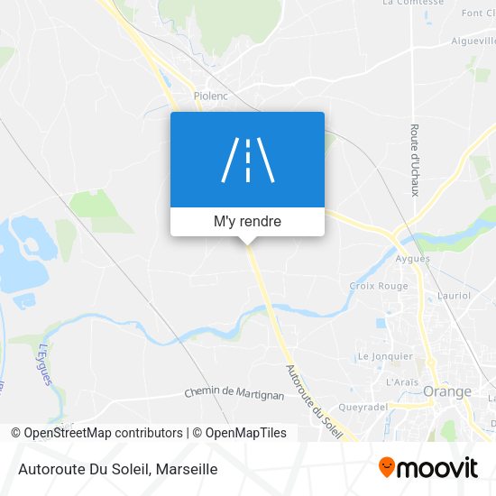 Autoroute Du Soleil plan