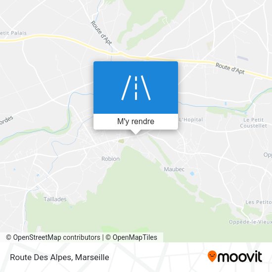 Route Des Alpes plan