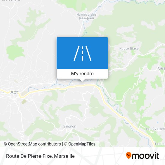 Route De Pierre-Fixe plan
