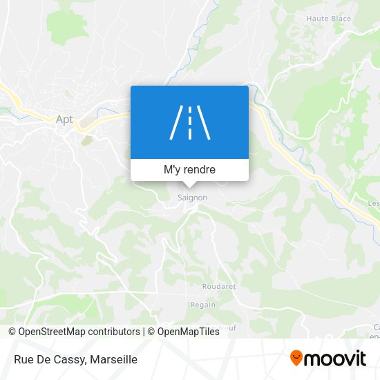 Rue De Cassy plan