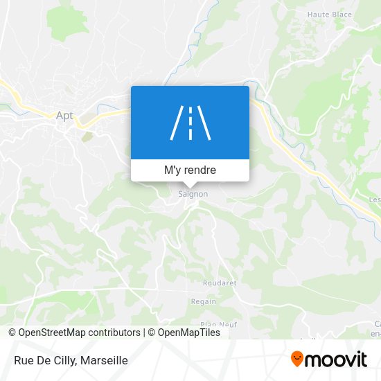 Rue De Cilly plan