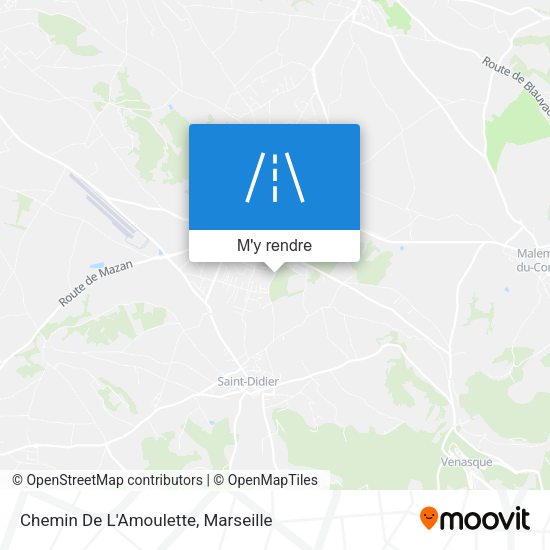 Chemin De L'Amoulette plan