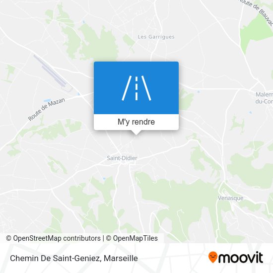 Chemin De Saint-Geniez plan