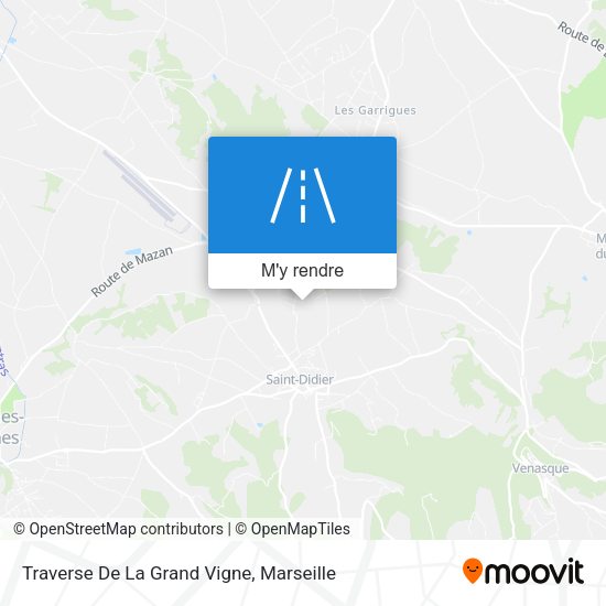 Traverse De La Grand Vigne plan
