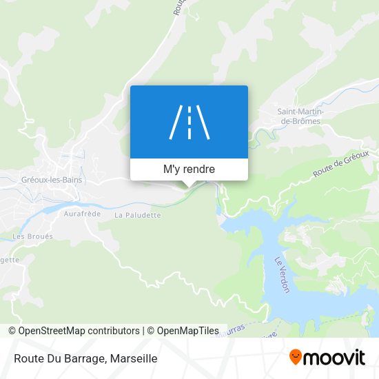 Route Du Barrage plan