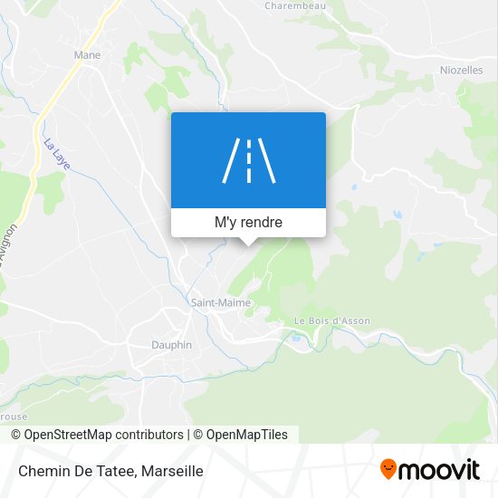Chemin De Tatee plan