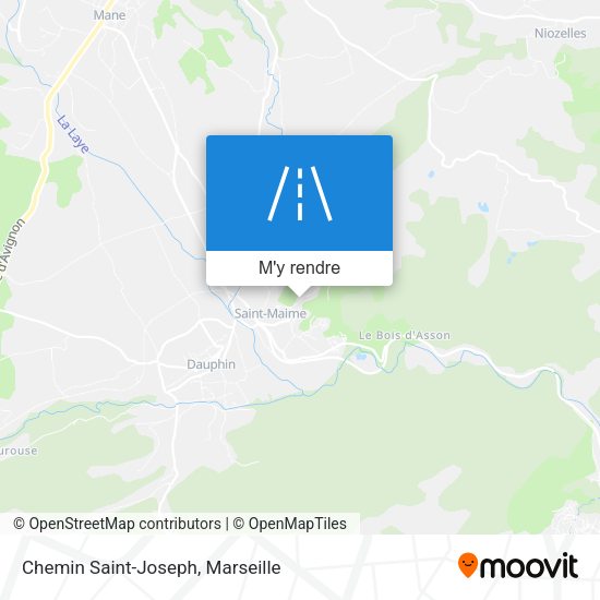 Chemin Saint-Joseph plan