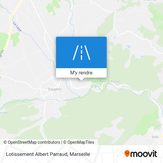 Lotissement Albert Parraud plan
