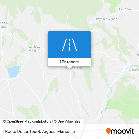 Route De La Tour-D'Aigues plan