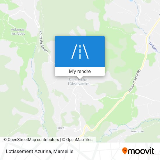 Lotissement Azurina plan