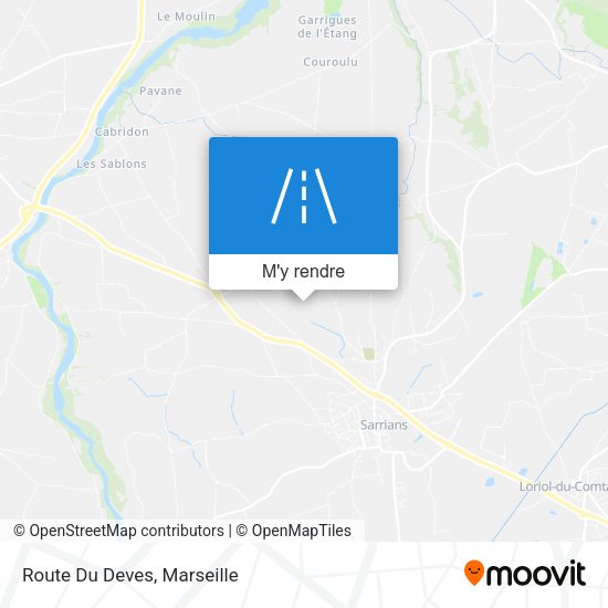Route Du Deves plan