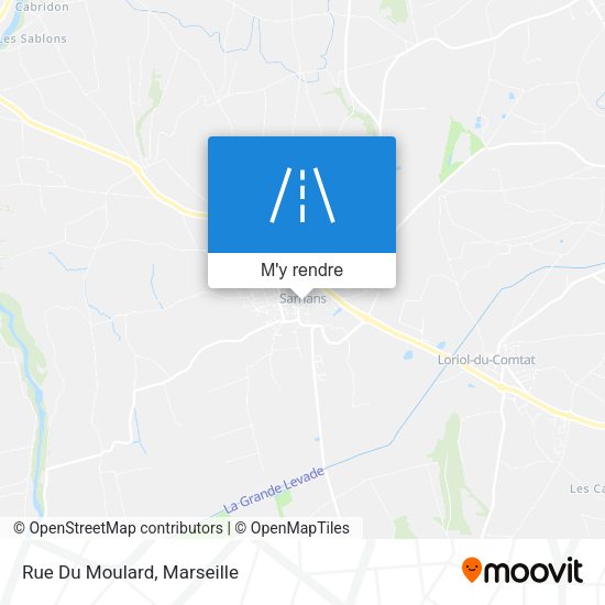 Rue Du Moulard plan
