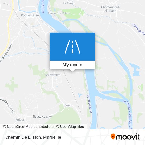 Chemin De L'Islon plan