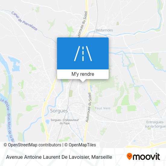 Avenue Antoine Laurent De Lavoisier plan