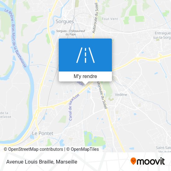 Avenue Louis Braille plan