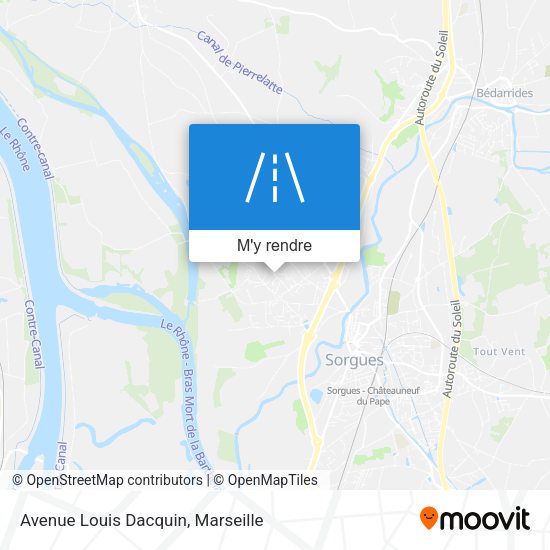 Avenue Louis Dacquin plan
