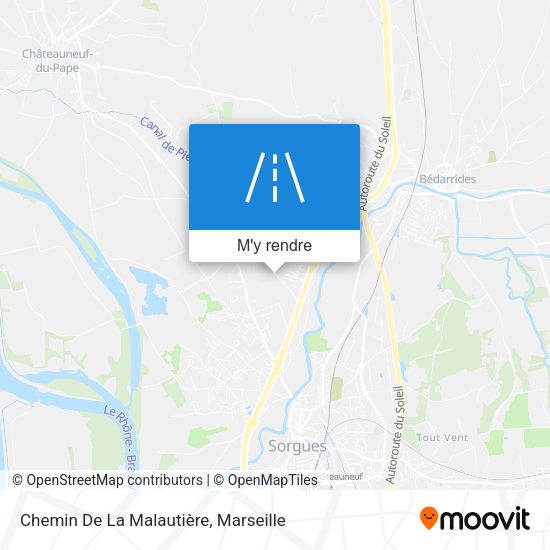 Chemin De La Malautière plan
