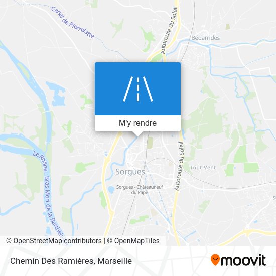 Chemin Des Ramières plan