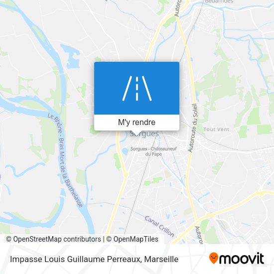 Impasse Louis Guillaume Perreaux plan