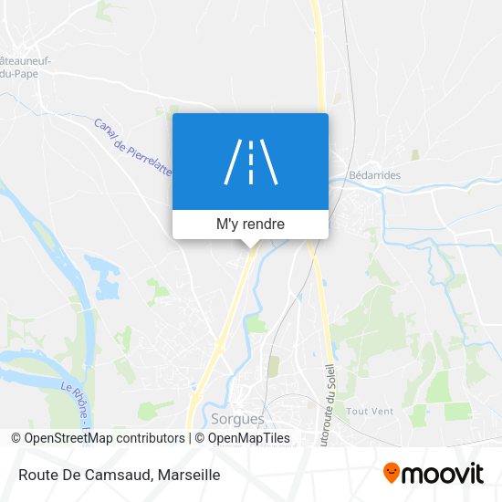 Route De Camsaud plan