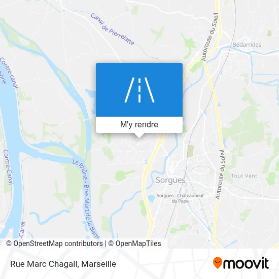 Rue Marc Chagall plan