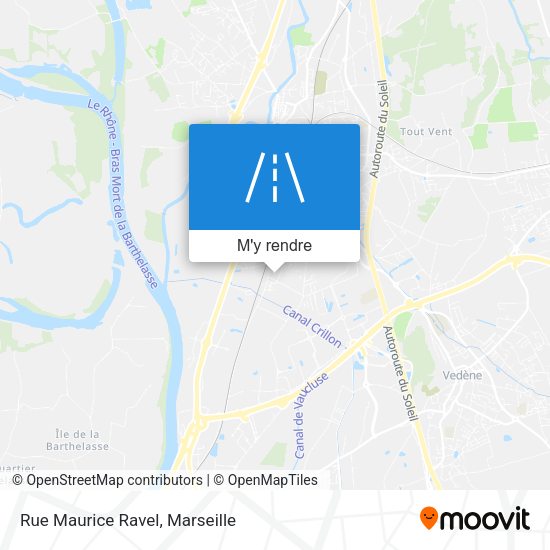 Rue Maurice Ravel plan
