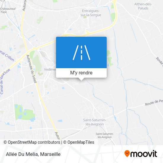 Allée Du Melia plan