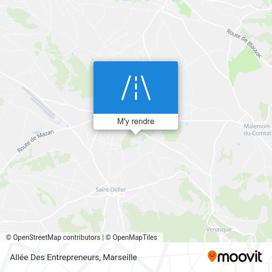 Allée Des Entrepreneurs plan