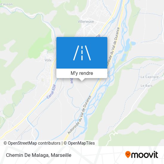 Chemin De Malaga plan