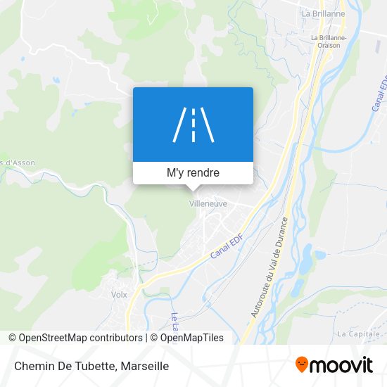 Chemin De Tubette plan