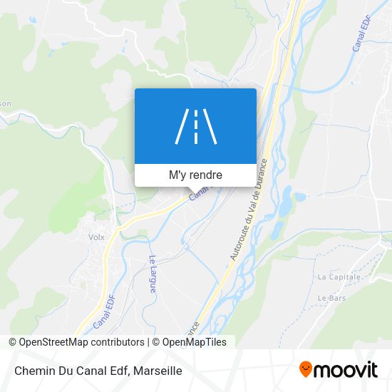 Chemin Du Canal Edf plan