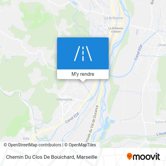 Chemin Du Clos De Bouichard plan