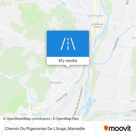 Chemin Du Pigeonnier De L'Ange plan