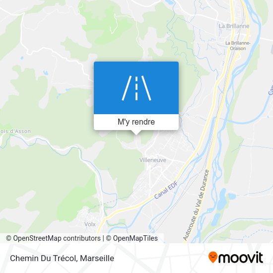 Chemin Du Trécol plan