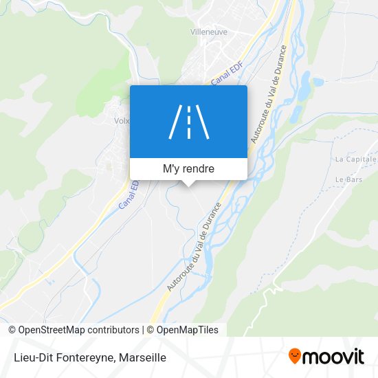 Lieu-Dit Fontereyne plan