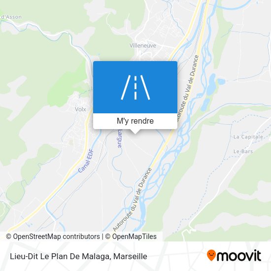 Lieu-Dit Le Plan De Malaga plan
