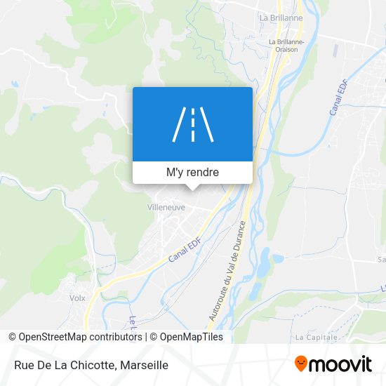 Rue De La Chicotte plan