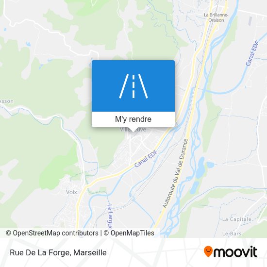 Rue De La Forge plan