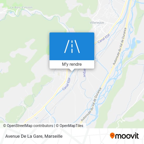 Avenue De La Gare plan