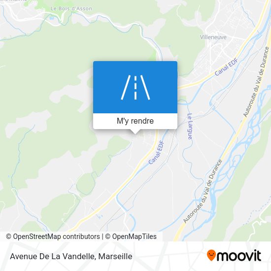 Avenue De La Vandelle plan