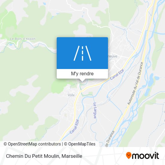 Chemin Du Petit Moulin plan