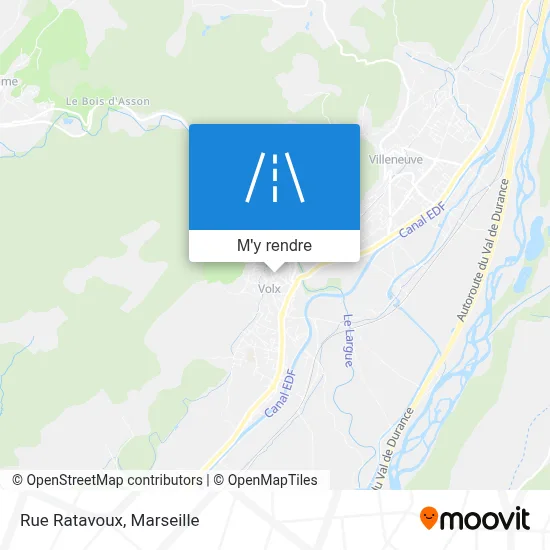 Rue Ratavoux plan